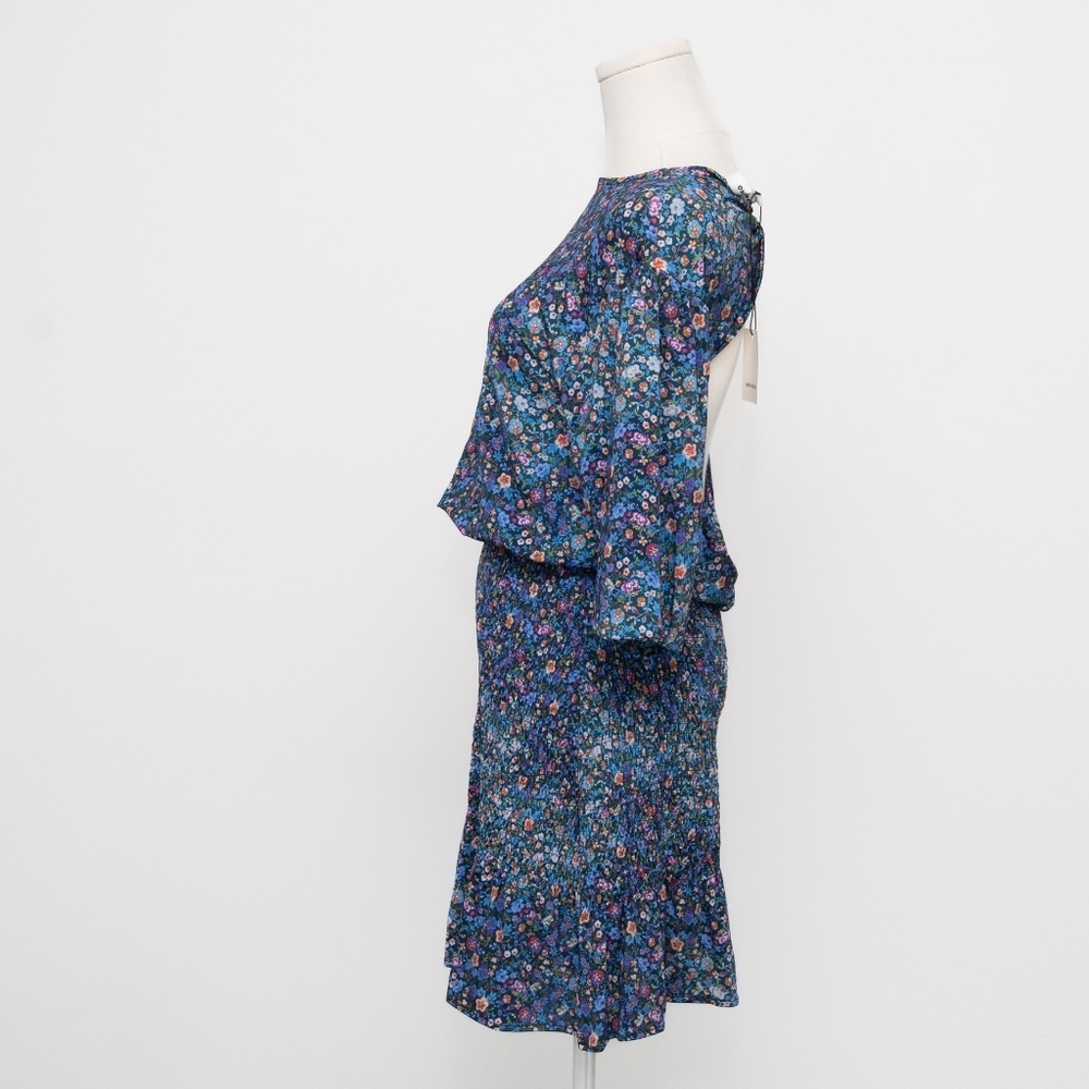 SANDRO - Spinelle‎ Floral Print Cutout Back Dress - Picture 8 of 11